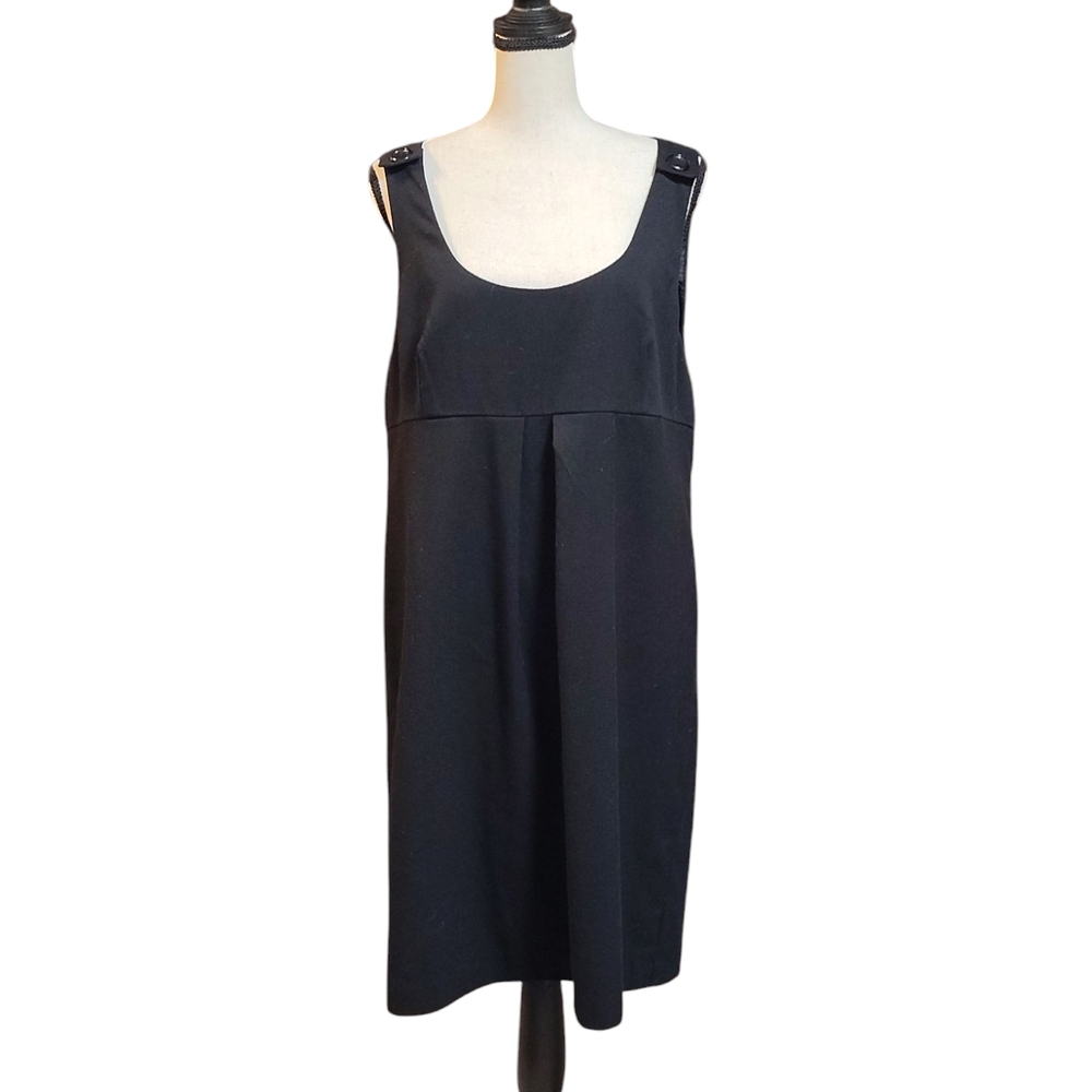 Mossimo Women's Black Buttoned Y2K Jumper Size L
